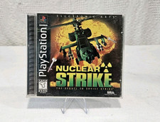 PS1 Nuclear Strike (Sony PlayStation 1, 1997) Tested Complete Black Label picture