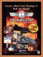 2000 Thandor The Invasion PC Original Advertisement / Retro Wall Art v1 picture