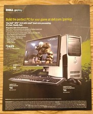 2007 DELL XPS 410 Gaming PC Print Ad/Poster Official 2142 Battlefield Promo Art picture
