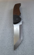 Pohan Leu Knives Negligence, Large Zero Grind Scandi Tanto, Zirc, Thunderstorm picture