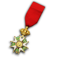Napoleon Bonaparte Legion of Honor Medal French Imperial Award Knight Medal picture