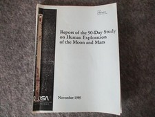 1989 NASA MOON & MARS REPORT - 90 DAY STUDY ON HUMAN EXPLORATION - MARS ROVER picture