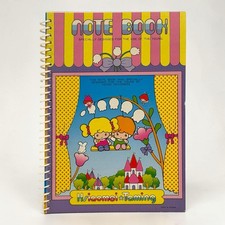 Vintage 1980s Lined Notebook Hsiaomei Taming Little Twin Stars Style Taiwan picture