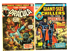 Vintage The Tomb of Dracula Marvel Comic 1973 1974 Giant Size picture