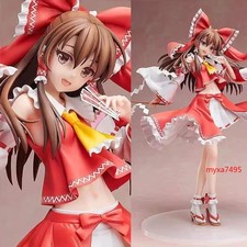 1/4 Anime Touhou Project Hakurei Reimu 16.9in Figure Model Desktop Ornament Gift picture