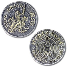 Frigg Viking Norse Mother Goddess of Fertility, Marriage & Prophecy Ancient Coin picture