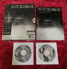 Nocturne 1999 PC Original Big Box Edition 2 Discs w/ Manual Player's Guide OOP picture