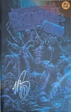 ABSOLUTE BATMAN #23 🔥 MARK BROOKS BLUE FOIL SIGNED BY BROOKS NM+ IN HAND w/COA picture