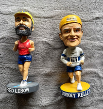 Fred Lebow & Johnny Kelley Bobbleheads Boston & NYC Marathon collectibles picture