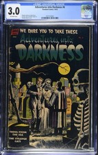 Adventures Into Darkness 6 CGC 3.0 SKELETON BRIDE WEDDING 1952 Standard Comics💀 picture