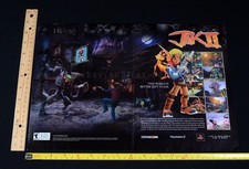2003 Jak II Playstation PS2 Daxter Magazine Page Print Ad Poster 2000s Y2K picture