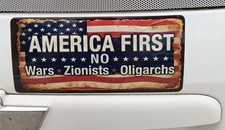 AMERICA FIRST bumper sticker for cars picture