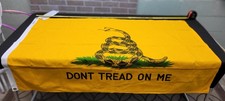 Large 100% Cotton Defiance Don't Tread on Me Liberty American Gadsden USA flag picture