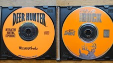 Deer Hunter & Field and Stream Trophy Buck Discs Only Bundle PC CD-ROM 1997 1998 picture