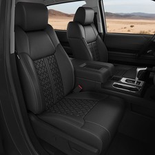 Full Set Custom Fit Seat Covers for 2014-2021 Toyota Tundra CrewMax/Double Cab picture