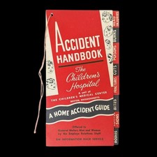 Vintage 1950 GM Accident Handbook Child Safety Ephemera #825 picture