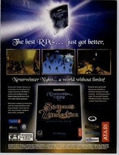 Neverwinter Nights: Shadows of Undrentide PC 2003 Print Ad/Poster Official RPG picture