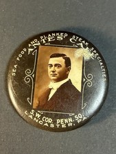 Antique Ante’s Cafe Small Pocket Mirror Lancaster Pa Establishment Early 1900’s picture