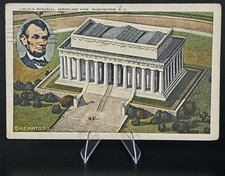1913 Lincoln Memorial Aeroplane View Postcard Washington DC Proposed Design picture