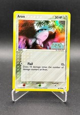 Pokemon Aron 44/100 - Reverse Holo Stamped EX Crystal Guardians 2006 - MP picture
