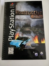 Destruction Derby PS1 PlayStation 1 Complete CIB Longbox + Registration Card picture