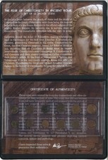 Rise of Christianity in Ancient Rome 12 Bronze Coins Roman Emperors Certified Se picture