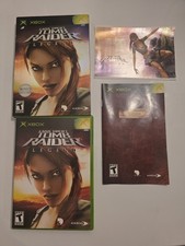 Original Xbox Lara Croft: Tomb Raider Legend SLIPCOVER + STICKER VARIANT GRAIL picture
