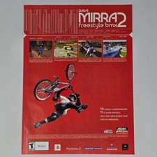 Dave Mirra Freestyle BMX 2 Xbox PS2 GameCube Authentic Magazine Ad picture