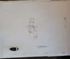 Dilbert Original Production Drawing HAND-SIGNED Scott Adams Dogbert Sc 4 D35 art picture