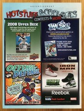 2008 We Ski Nintendo Wii/Reebok Iron Man/Hulk Sneakers Print Ad/Poster Art 00s picture