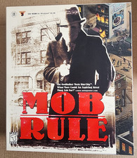 Mob Rule (1999) PC Big Box Factory Sealed US Retail Edition RTS Gang Empire Game picture
