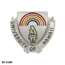 University of Hawaii ~ US Army ROTC DUI Crest Pin ~ NEW ~ NS Meyer ~ USA picture