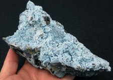 500g AAA blue Gibbsite crsytal bubble mineral specimen picture