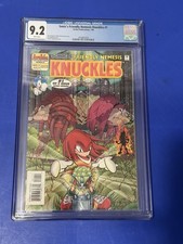 Sonic's Friendly Nemesis Knuckles #1 CGC 9.2 1ST APPEARANCE Archie Comic 1996 picture
