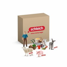 Schleich Farm World - 19Pc Animal Feeding Farm World Bundle | 72287 | Farm An... picture