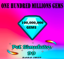 One Hundred Million Gems - 100M Diamonds - Gems - Pet Simulator 99 - PS99 - Fast picture