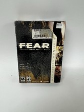 F.E.A.R. Platinum Edition Box 2005-07 PC Games W/ Key Vintage Cd Rom Cib picture