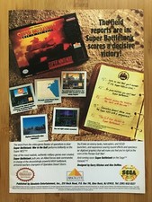 Super Battletank War in the Gulf SNES Sega Genesis 1992 Print Ad/Poster Official picture