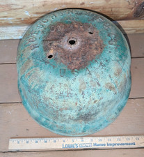 Antique Cast Iron Hoeschen Mfg Omaha Neb Railroad Signal Dome Cap 803 *REDUCED* picture