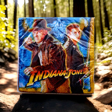 Vintage 2008 Indiana Jones Birthday Party Napkins 16 Count Hallmark Sealed New picture