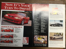 AW 3260 Article 1998 Saleen Mustang S351-R & S281 & S218 Cobra Edition 2 pg 2 pc picture