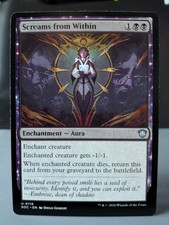 MTG 4x Screams from Within Playset #119 NM SOC Secrets of Strixhaven Uncommon picture