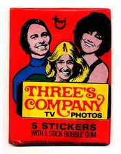 1978 Three's Company (TV) Trading Sticker Pack picture