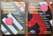 Luftwaffe Camouflage and Markings 1933-45 Vol. 1 & 2  K A MERRICK MINT SEALED picture