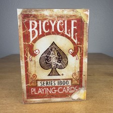 Bicycle Series 1800 Distressed Playing Cards V1 Unmarked Ellusionist Sealed NEW picture