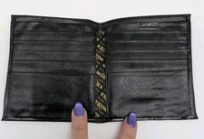 Vintage  Exxon Travel Club Bifold Wallet With 10 Credit Card Slots picture