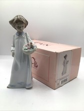 Nao By Lladro Vintage Figurine 1432 Morning Sounds Original Box picture