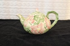 Vtg Fitz and Floyd Teapot ©FF 1988 Tuilleries Pattern (discontinued) 45 oz HTF picture