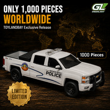 GreenLight 1:64 2014 Chevrolet Silverado Broken Rock Police Toylandbay Exclusive picture