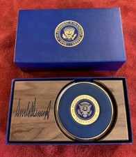 Rare Authentic President Donald Trump White House VIP Challenge Coin V1 Coasters picture